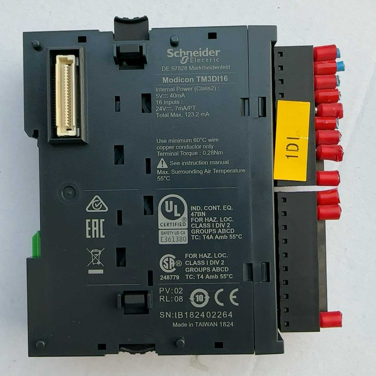 PLC模块TM3DI16/输入16点~询价