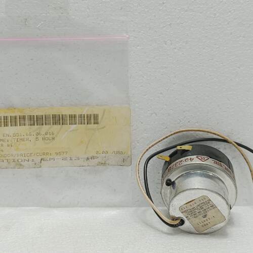 ROBERTSHAW 608095 5Hour Electromechanical Timer 240V 20A 111
