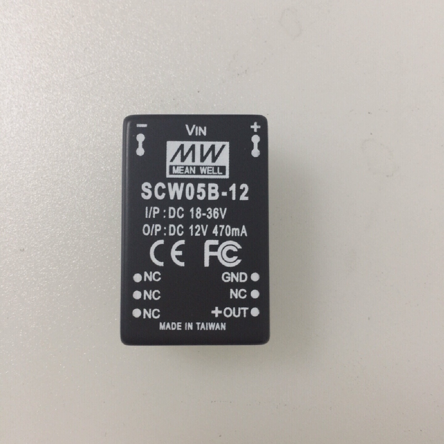 台湾明纬DC-DC模块电源SCW05B-125W1836V转12V470mA单路输出