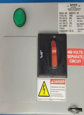 Daykin1Ph1000va480vac120vacTransformerGMDGTB-05