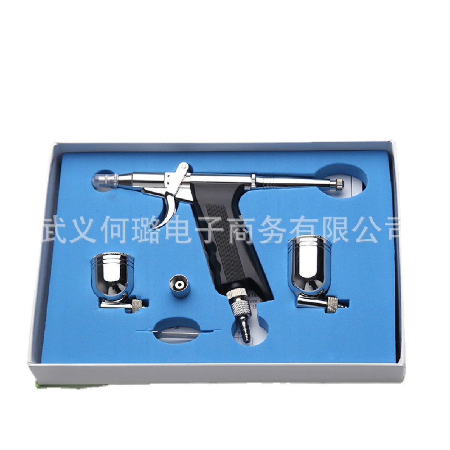 TG116枪式侧壶模型套装喷笔上色笔墙绘汽车彩绘隐形画喷漆0.3