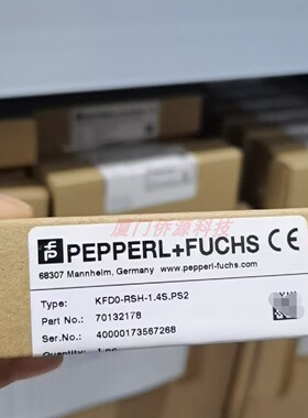 议价KFD0-RSH-1.4S.PS2倍加福隔离式安全栅 货号70132178全新原装