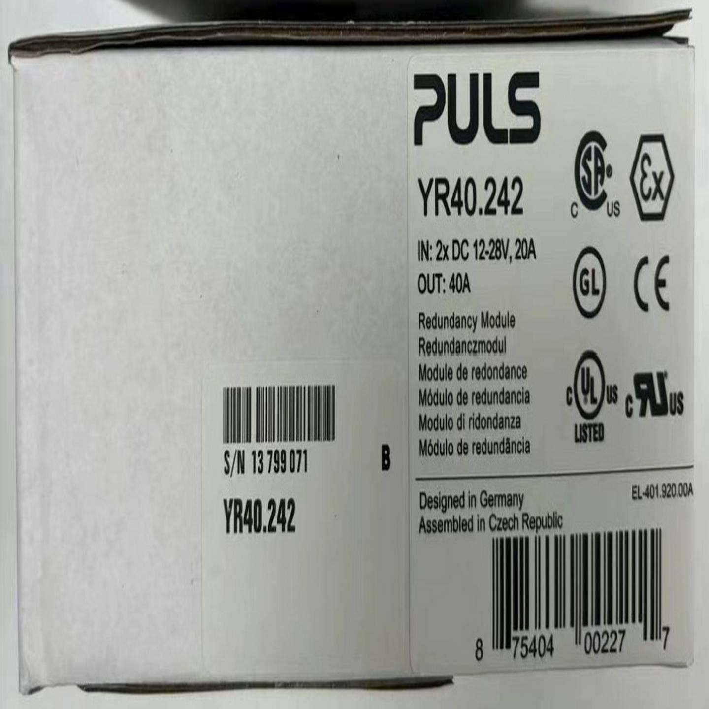 YR40.242普尔世PULS开关电源，全新正品{议价}