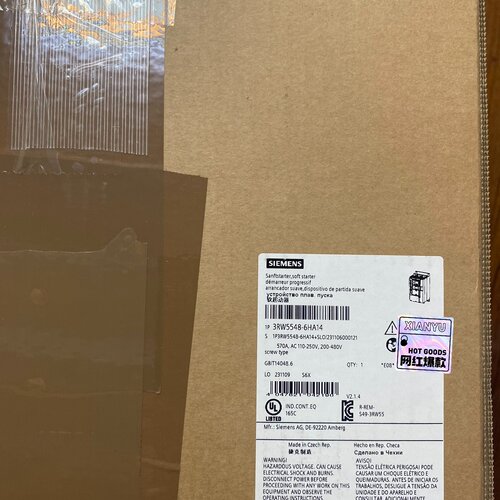 【询价】# 软启动器 3RW5548-6HA14.  3