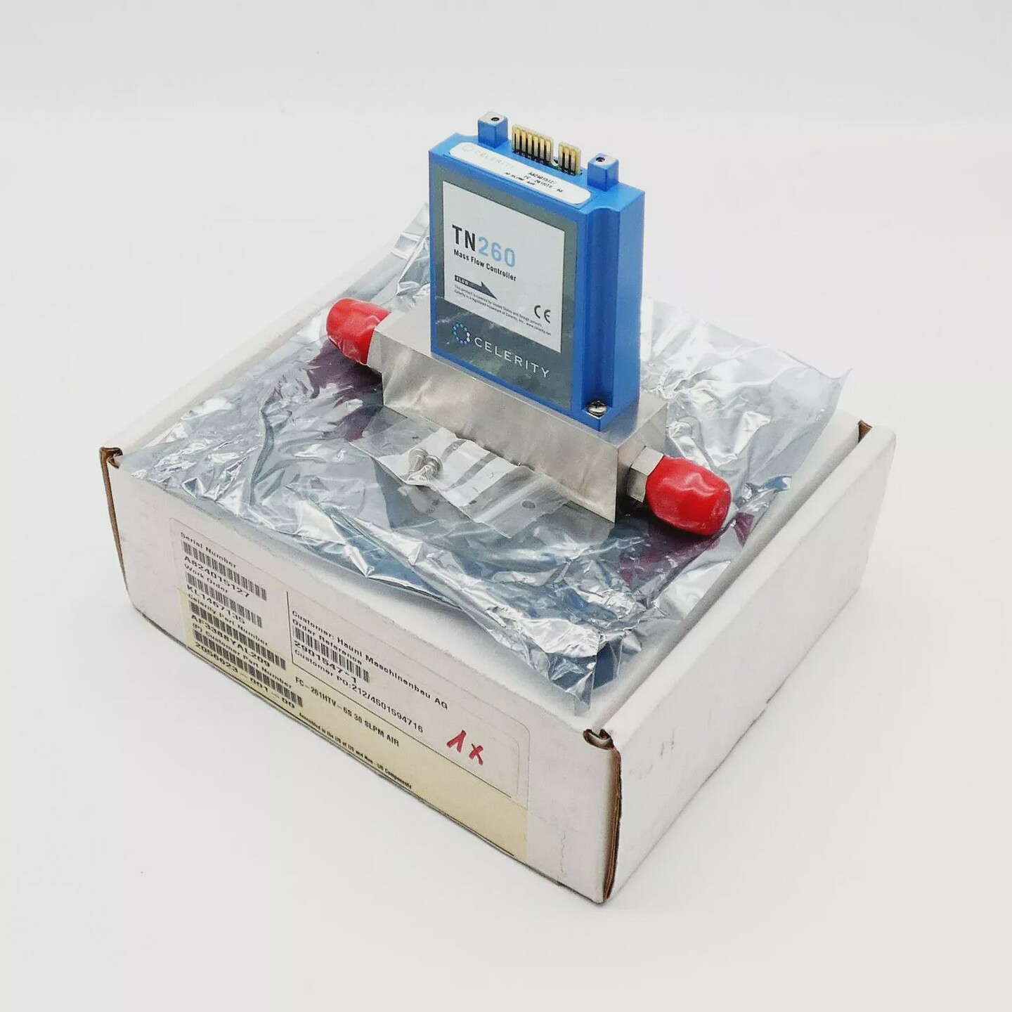 HauniCelerityTN260FC-261HTV-6S30SLPMAIRDurchflussmeng