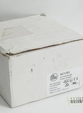 议价Ifm Electroc Ac1253 AsInterface Power Supply  Neu Ovp适