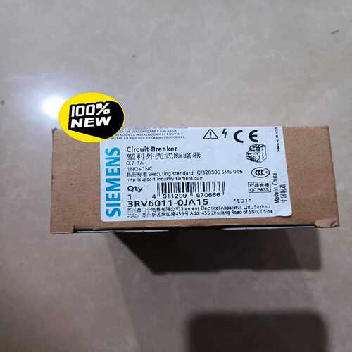 【议价】马达保护断路器3RV6011-0JA15实物图片，适用