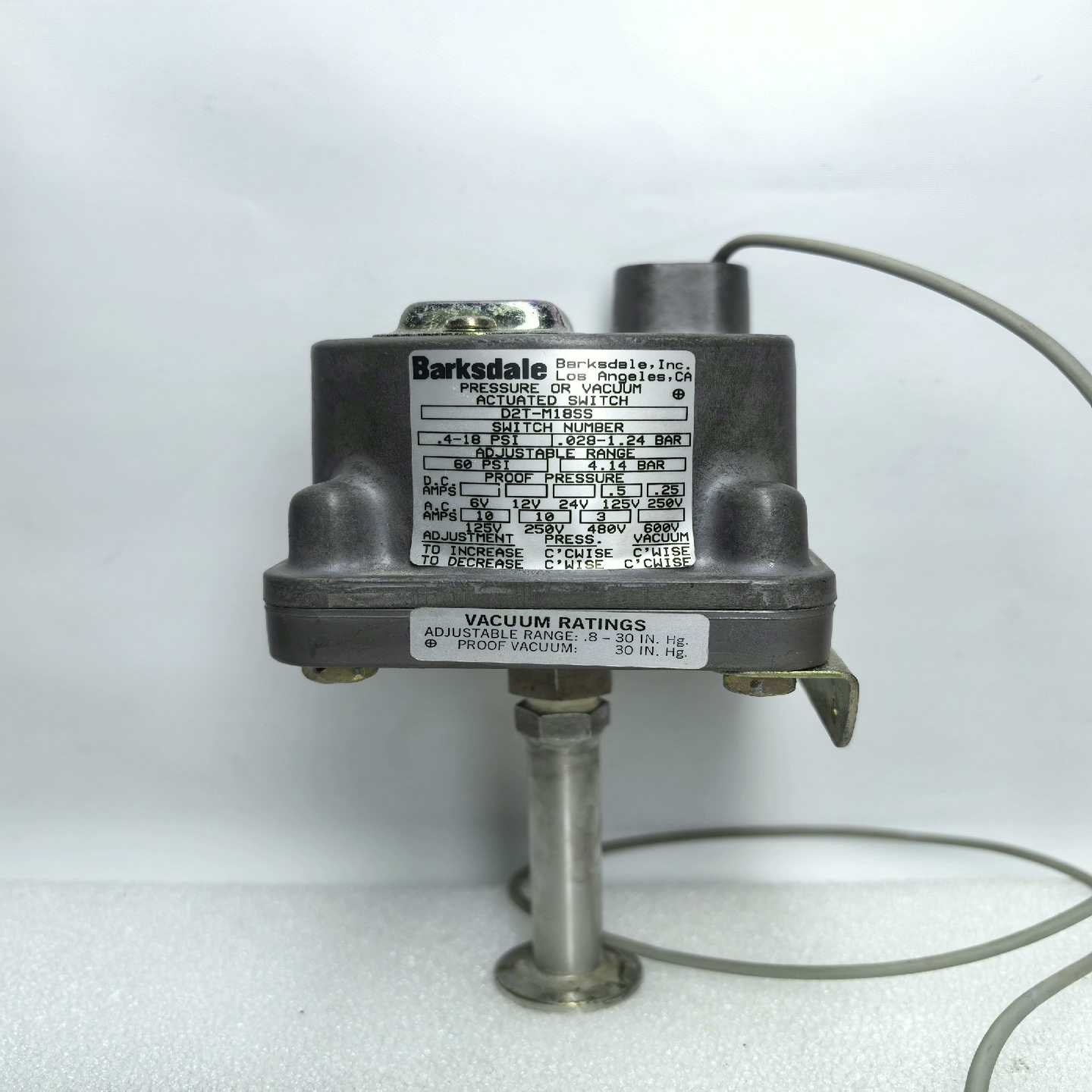 D2T-M18SS德国BARKSDALE巴士德询价