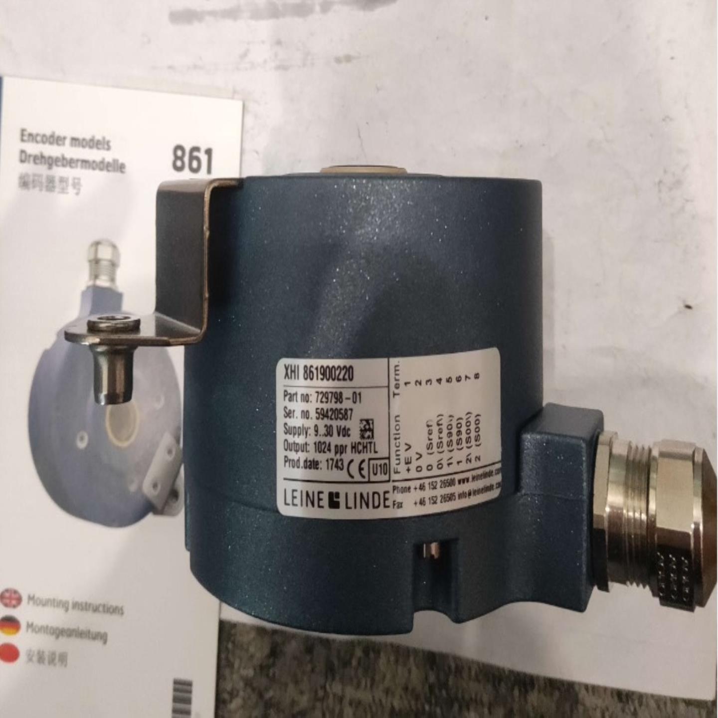瑞典Leine & Linde林德编码器861900220-(通通配件）