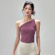 防震瑜伽服背心女网纱带胸垫运动内衣跑步普拉提训练健身文胸上衣