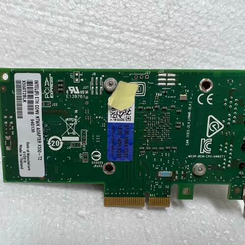 迅议价IntelIntelX550T210G双口万兆电口乙太网