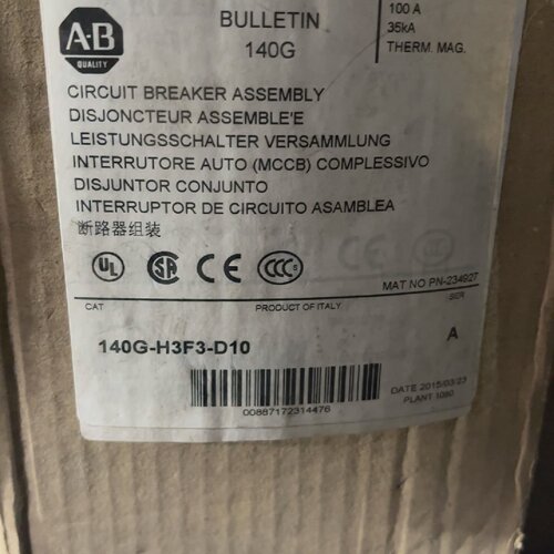 询-AB塑壳断路器140GH3F3D10未封实
