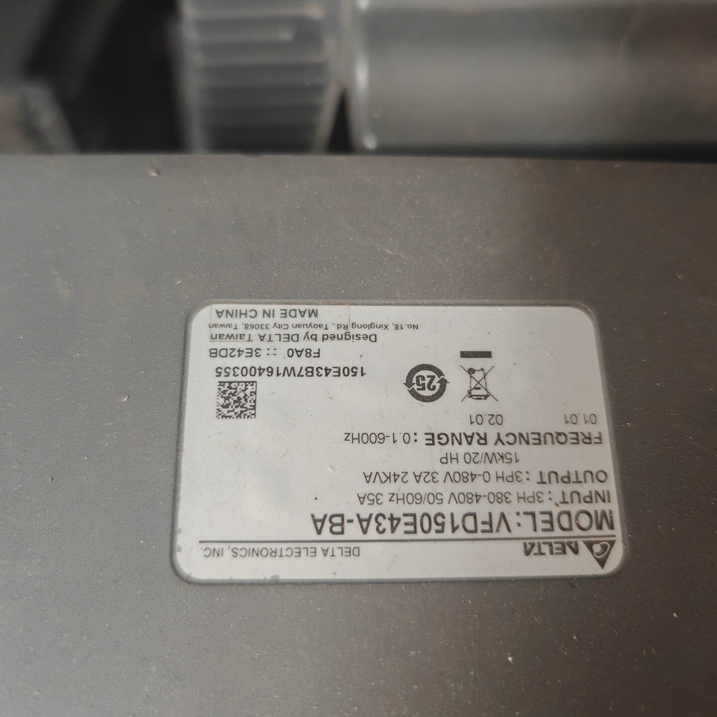 台达VFD-E系列变频器。型号：VFD150E43A-BA，--议价商品