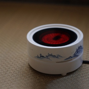 梵山堂苏打釉电陶炉煮茶器小型家用陶壶玻璃壶静音茶炉烧水炉