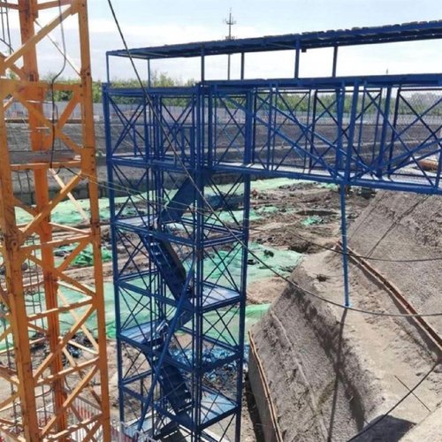 施工安全梯笼基坑爬梯建筑工地桥梁组装式防护墩柱通道盖梁平台厂
