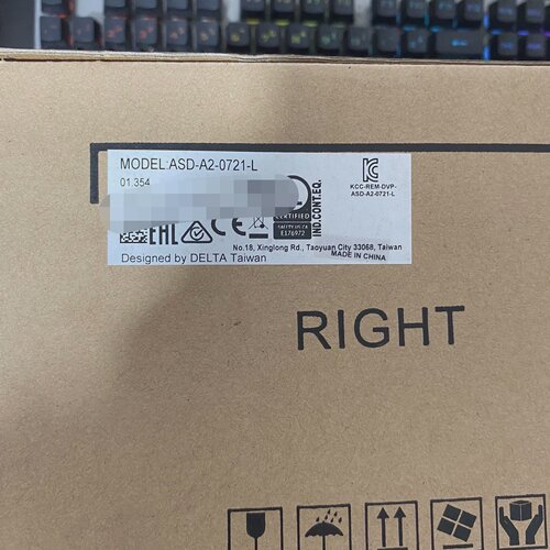 台达A2伺服驱动器型号ASDA20721L未开-询