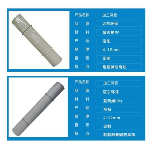 PP成型防腐大口径定制实验室圆形加厚工程排风管通风管工厂排气