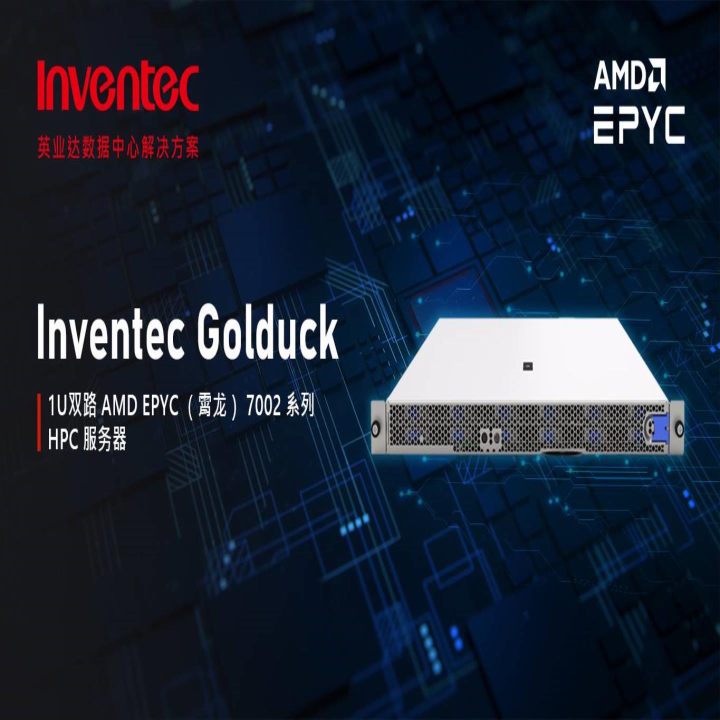 配件英业达Golduck1U EPYC 双路服务器准系统IPFS议价