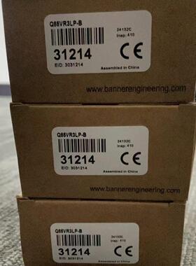 配件BANNER邦纳 型号Q85VR3LP-B 订货号31214现货 全新未议价