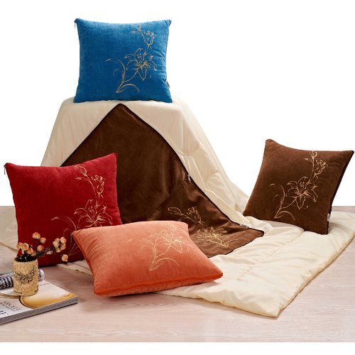 抱枕被子两用商务沙发汽车用靠枕靠垫办公室空调被