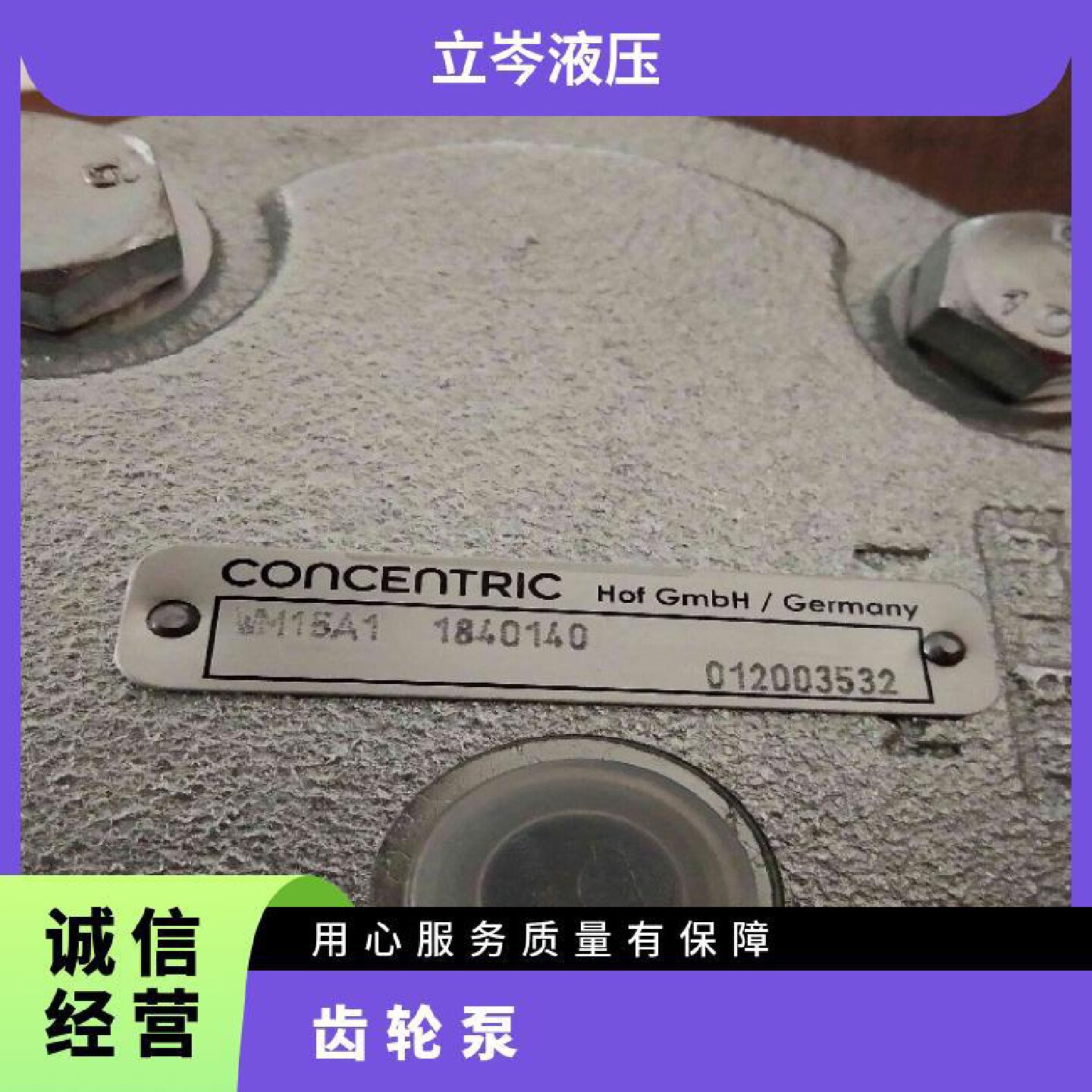 寻“”CONCENTRIC齿轮泵WM15A11840140德国原装WP09A4B100R10FA10