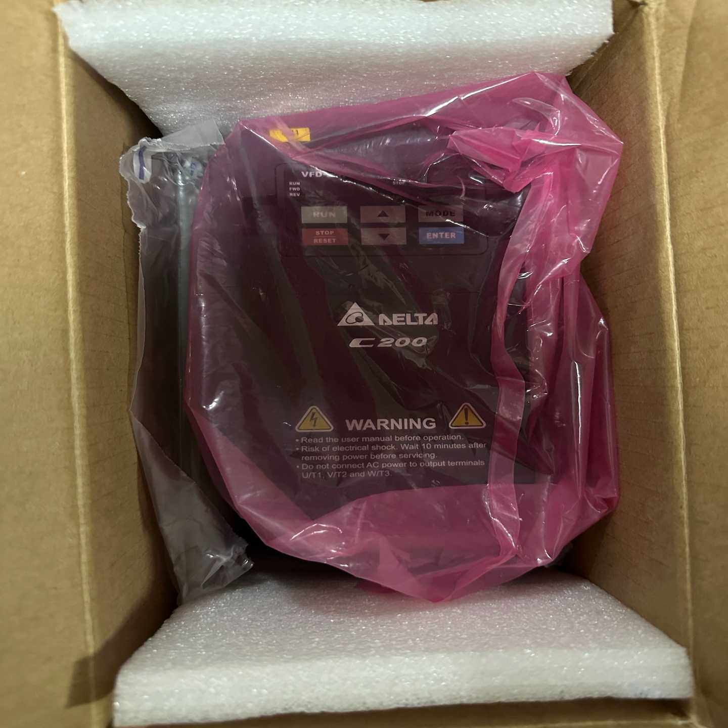 【星慕电子】台达C200变频器VFD022CB43A-20 2.2kw