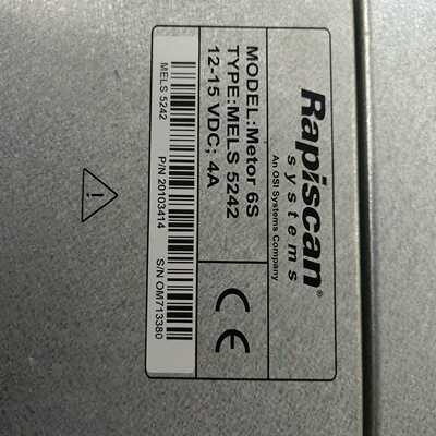 ：Rapiscan  Metor 6S， MELS 52【白零商行】