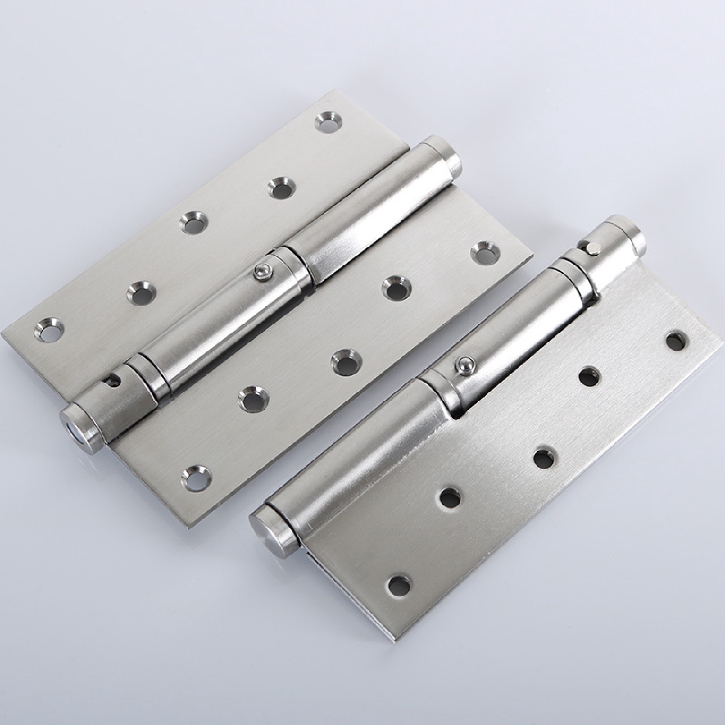 不锈钢液压隐形门合页自动关门缓冲闭门器定位弹簧合页铰链6寸2片