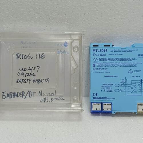 MTL MTL5016 TwoChannel Switch Proximity Detector Interface R