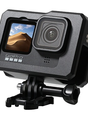 gopro配件保护套兔笼防摔边框保护壳gopro109拓展补光灯麦克风