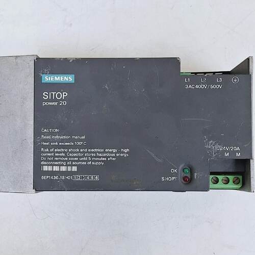 Siemens 1P 6EP14361SH01 SITOP power20 Power Supply 400500V 5