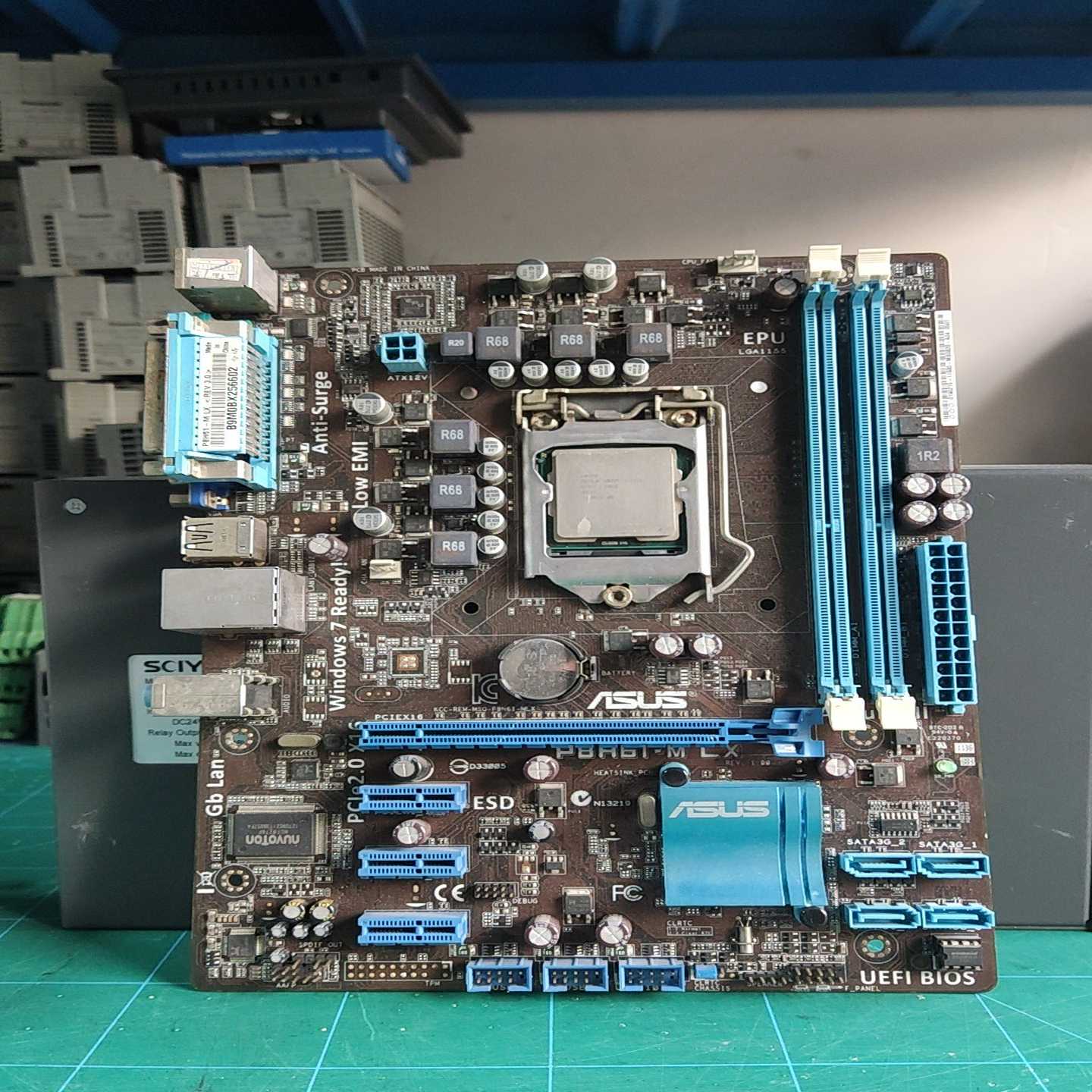 议m价华硕P8H61-MPLUSV3主板成色如图现货/维修