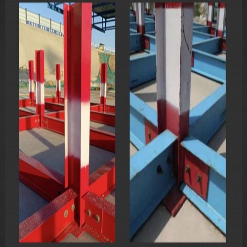 钢筋堆放架建筑工地材料堆放平台定型化钢筋摆放堆料架工字钢支架