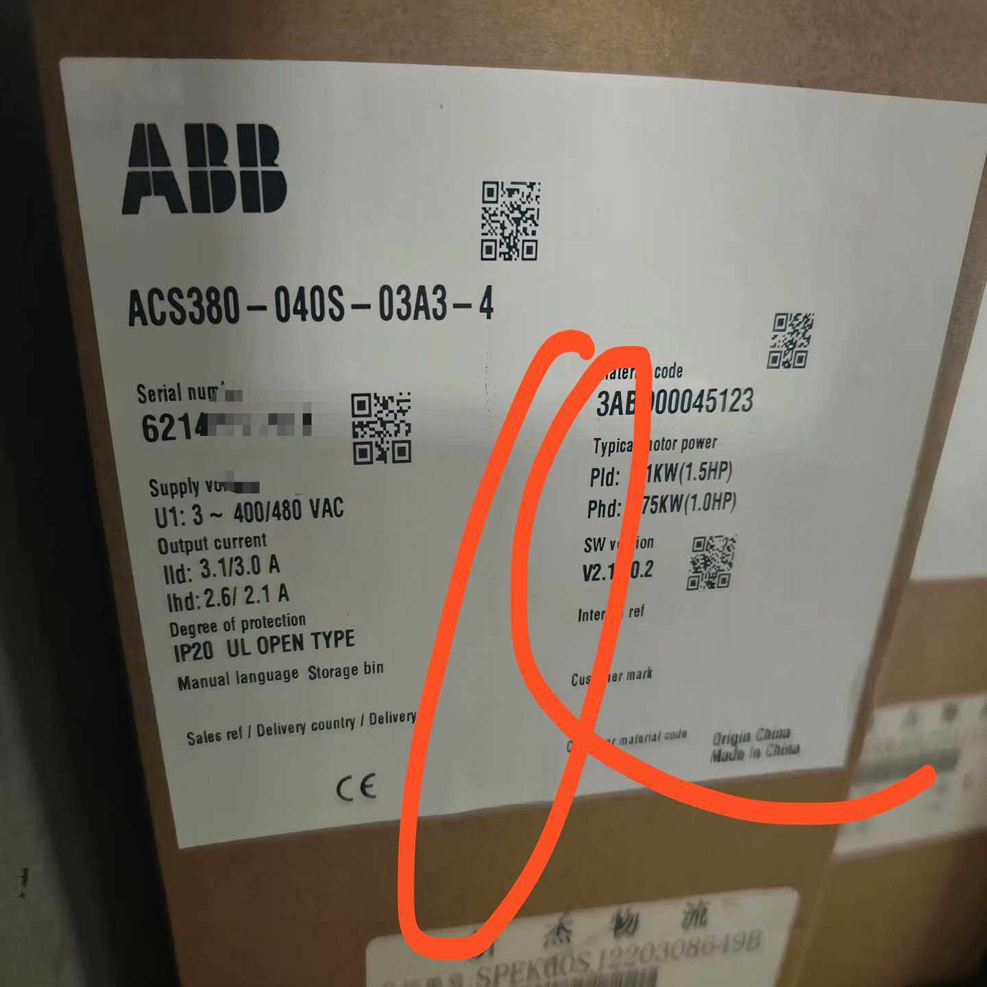 ACS380-040S-03A3-4~询价