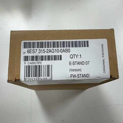 询价~6ES7 315-2AG10-0AB0   未使用