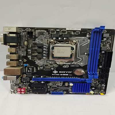新上主板2套：梅捷H110Z-全固版，主板G4400CPU--议价商品