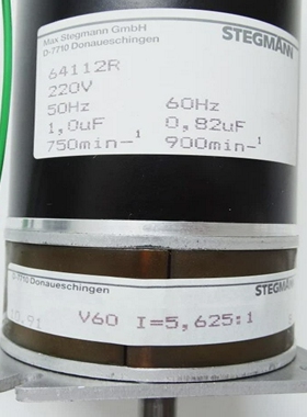 StegmannST64112R220V1,0FV60I5,625:1Getriebemotor-u
