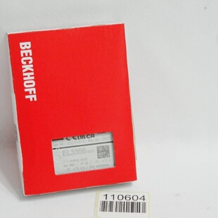 议价Beckhoff El3356 0010 Analo Eingangsklemme  Neu Ovp Versi