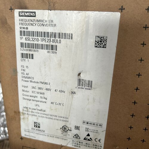 【询价】6SL3210-1PE23-8UL0有的来