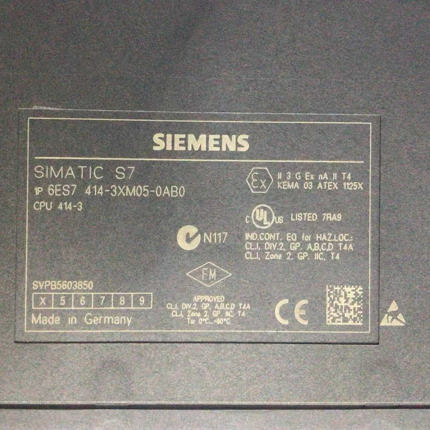 6ES7414-3XM05-0AB0，95新，外观询价