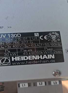 UV130D海德汉伺服电源成色美丽如图片，有质保，可（零零电子）