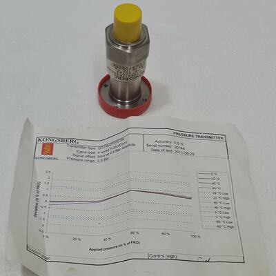 KONGSBERG GT2562P50C5N PRESSION METTEUR GT256 2.5 BARRE SN30
