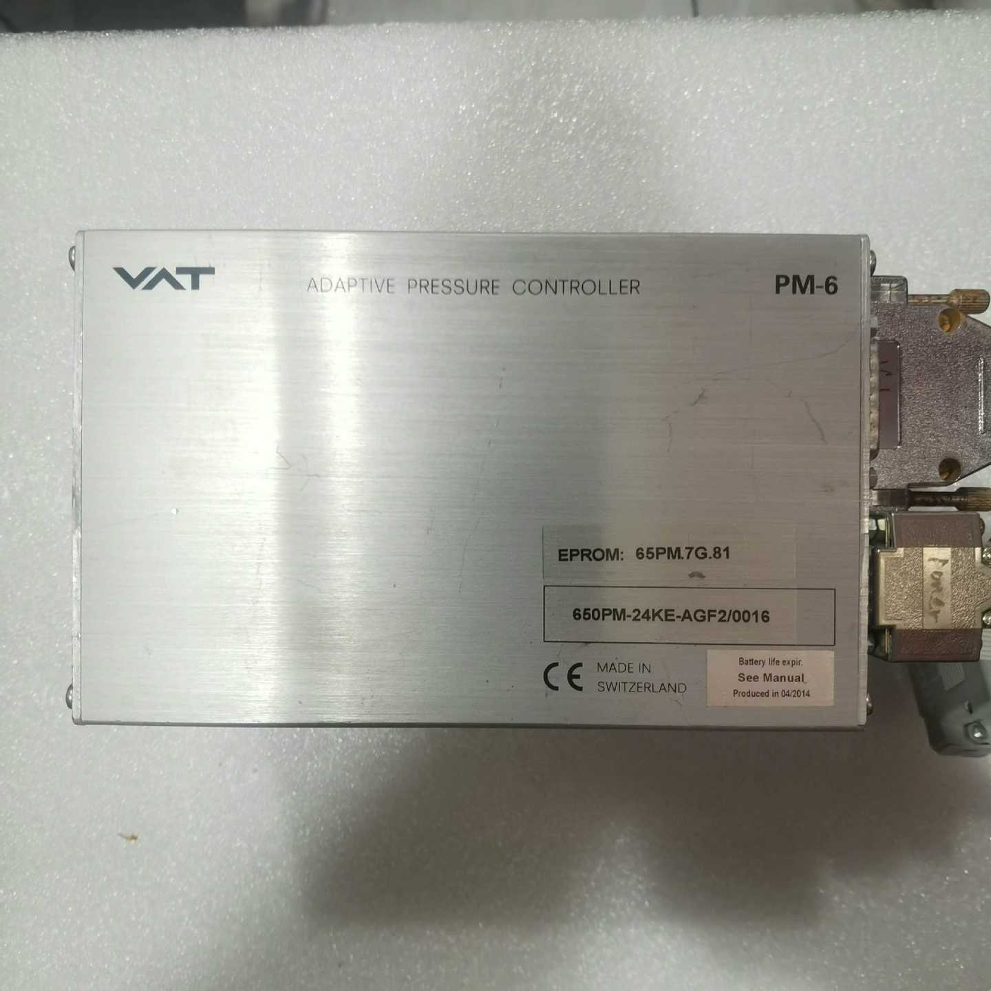 瑞士VAT阀门控制器PM-6 压力控制器650PM-24KE~询价