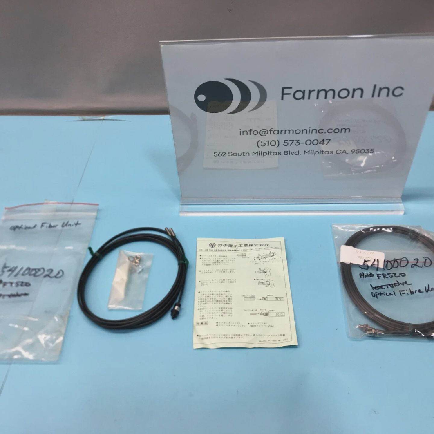 Lot of 2 SEEKA FT520 OPTICAL FIBER UNIT 54100020 181669