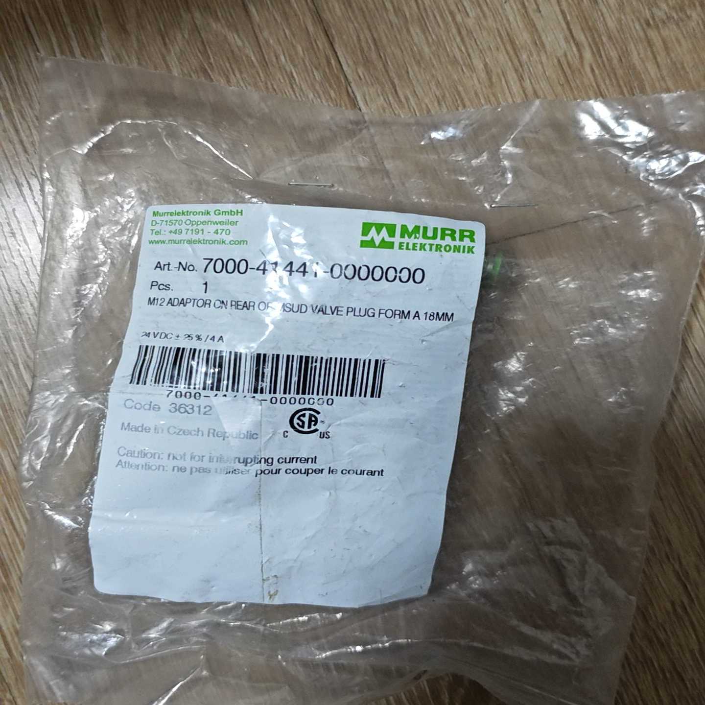 全新原装进口MURR插头7000-41441-00000-议价