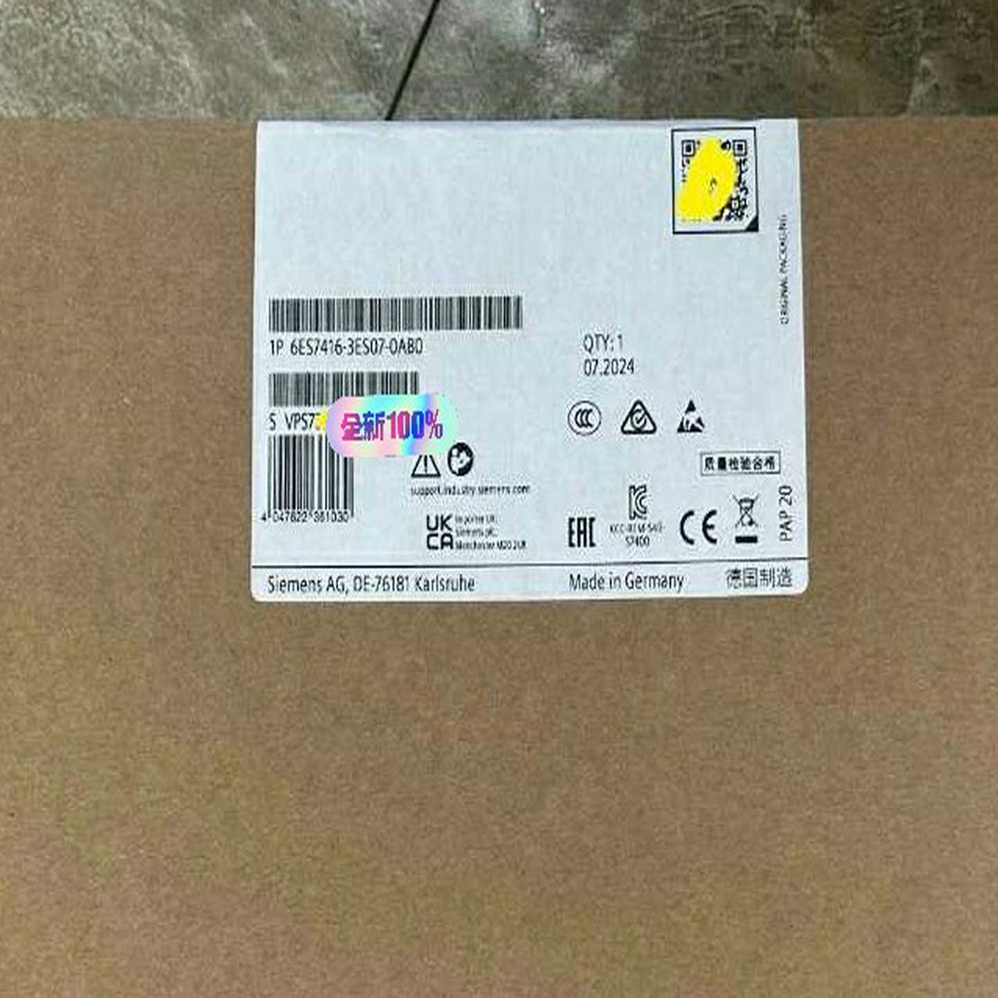 询价6ES416-3ES07-0AB0链接为实图