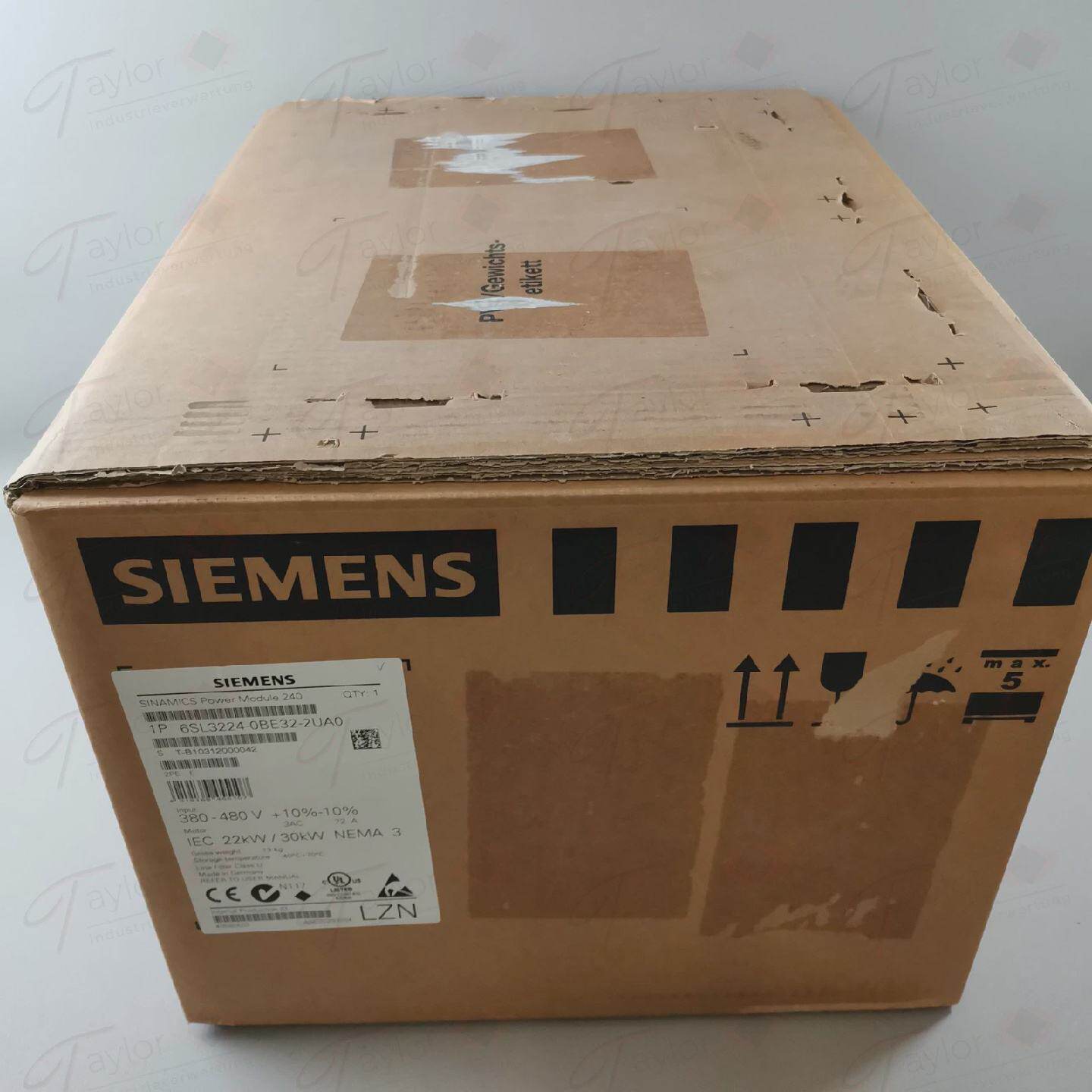 Siemens 6SL32240BE322UA0  6SL3 2240BE322UA0 NEW Original Pac
