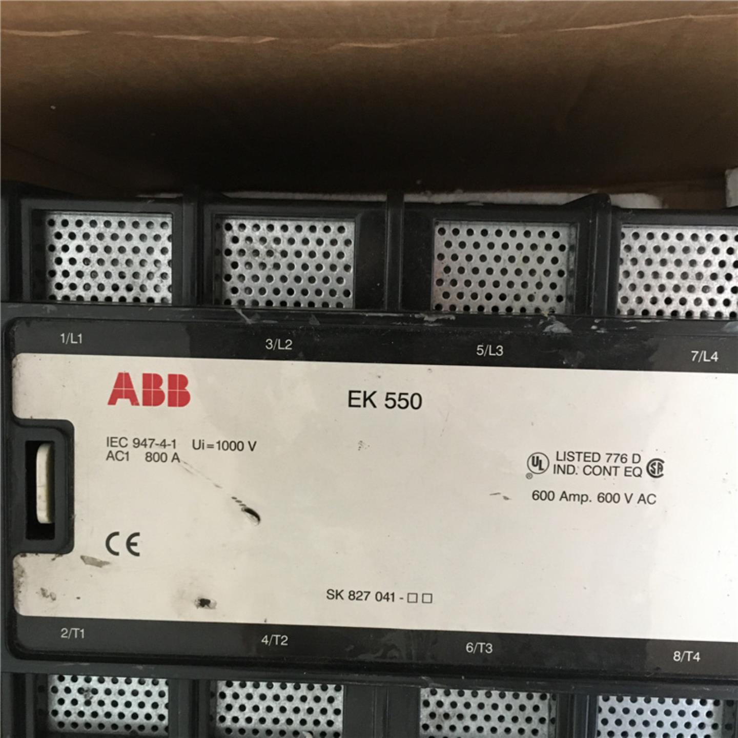 【议价】ABBEK系列通用型接触器EK550-40-11*220V