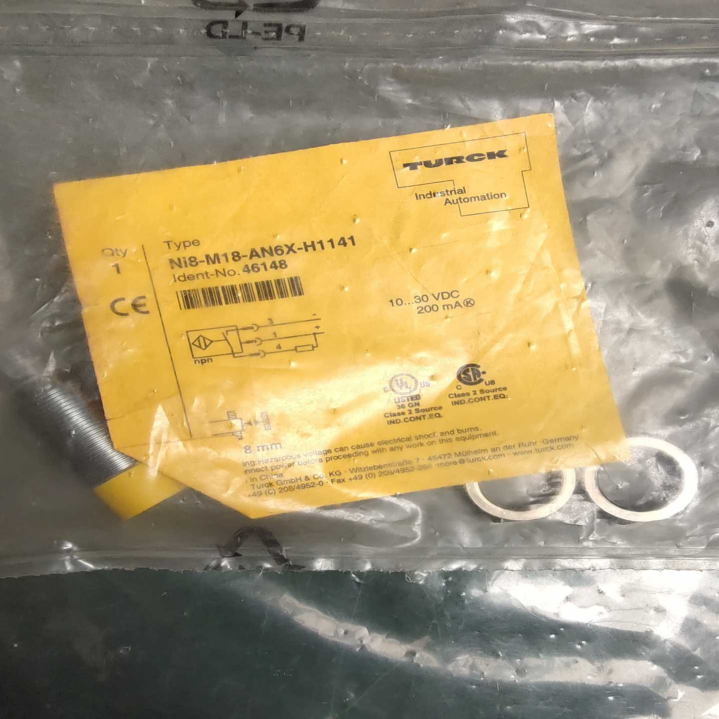 TURCK图尔克Ni8-M18-AN6X-H询价