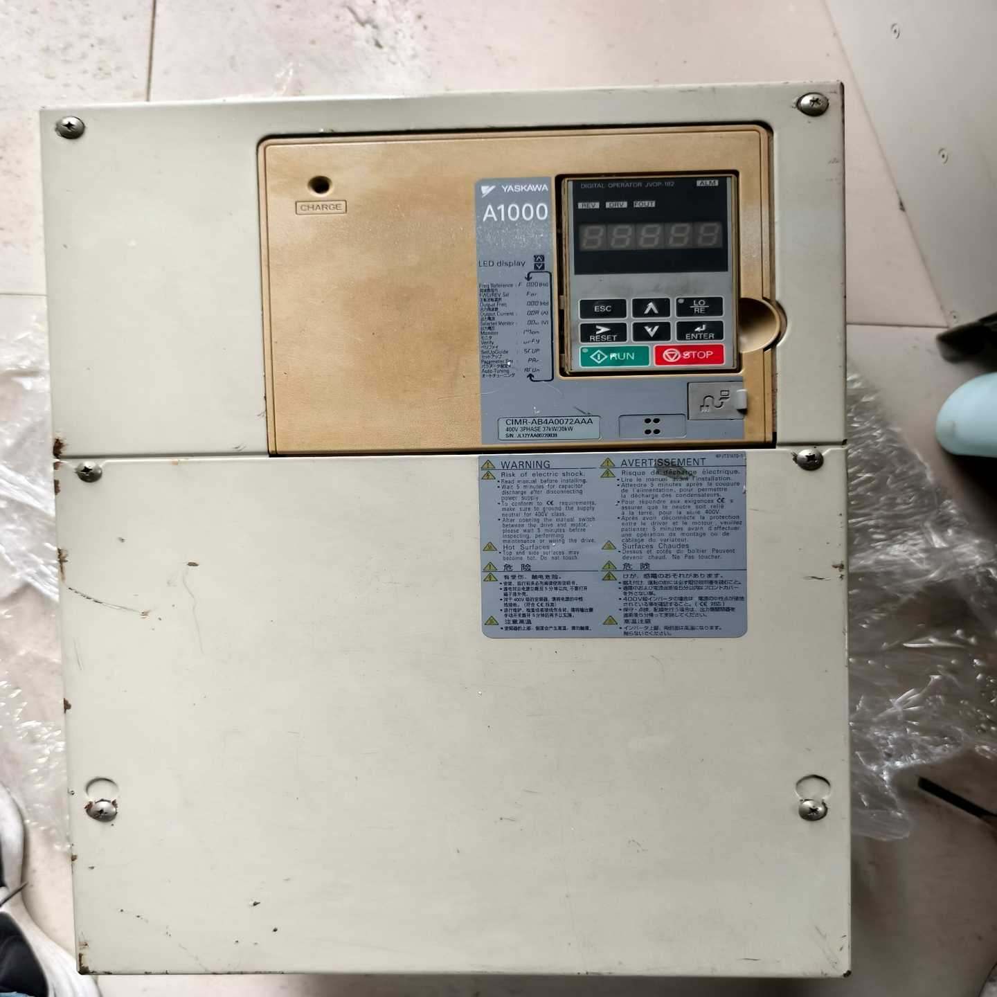 询价安川A1000变频器，CIMR-AB4A0072AAA，AB